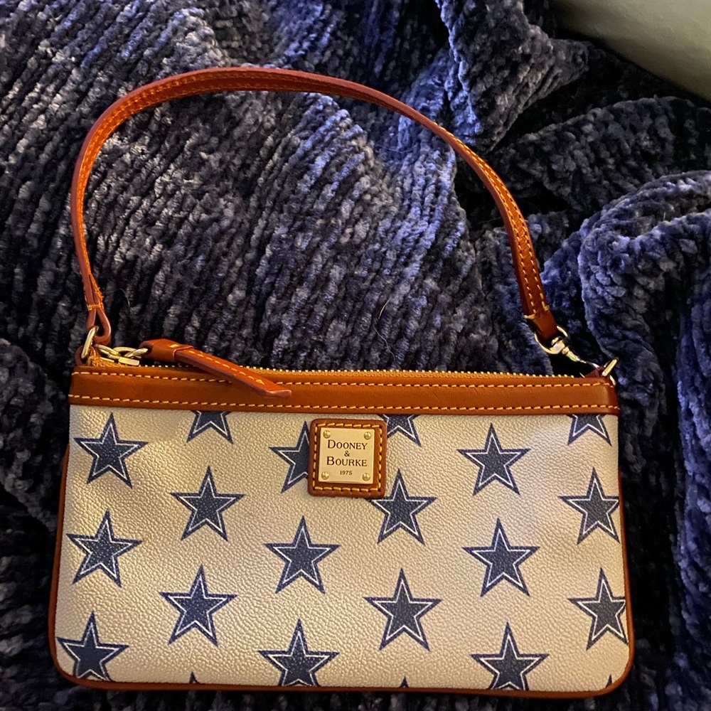 Dooney and Bourke Dallas Cowboy hand satchel